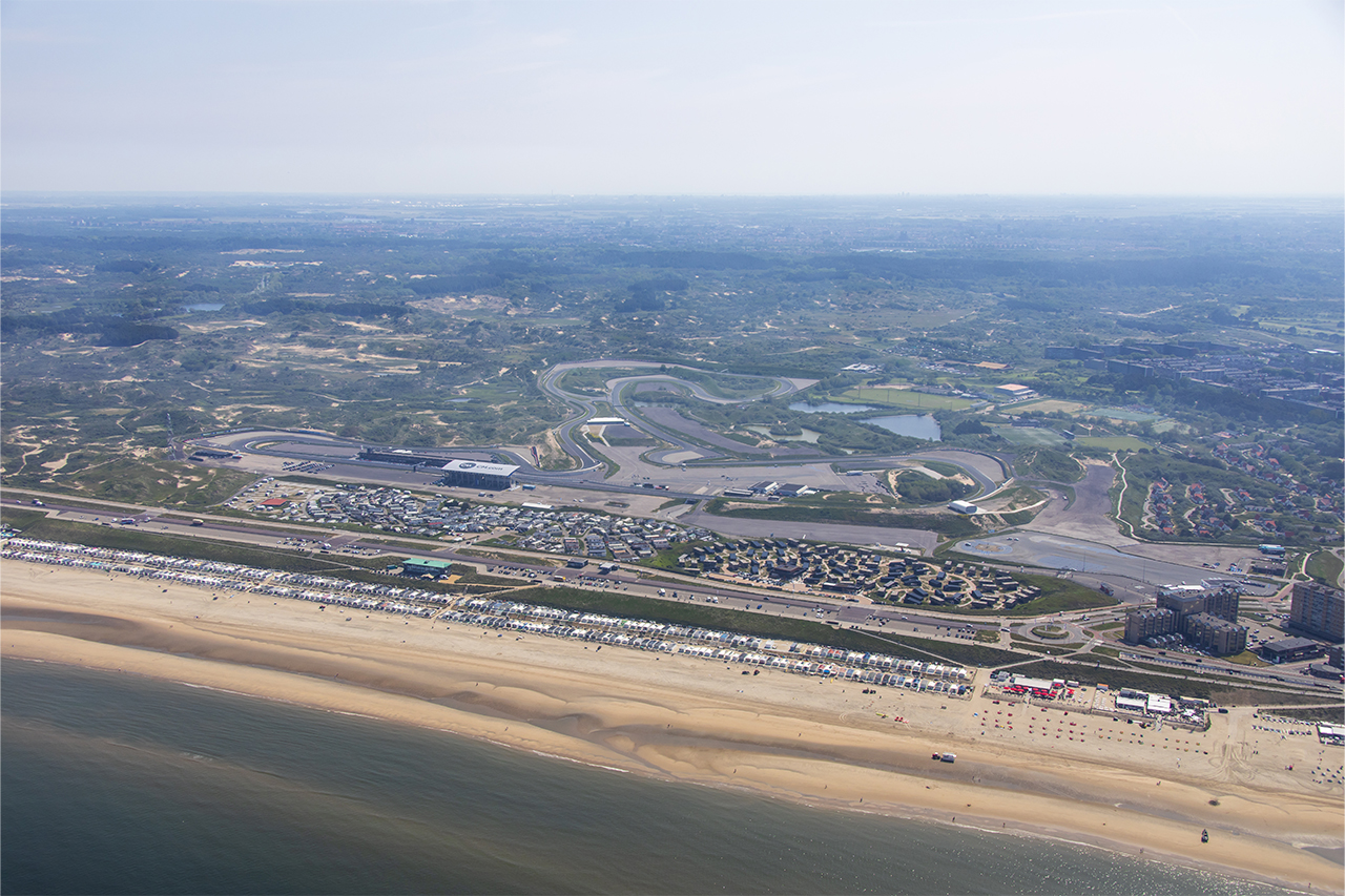 Zandvoort 海岸空拍