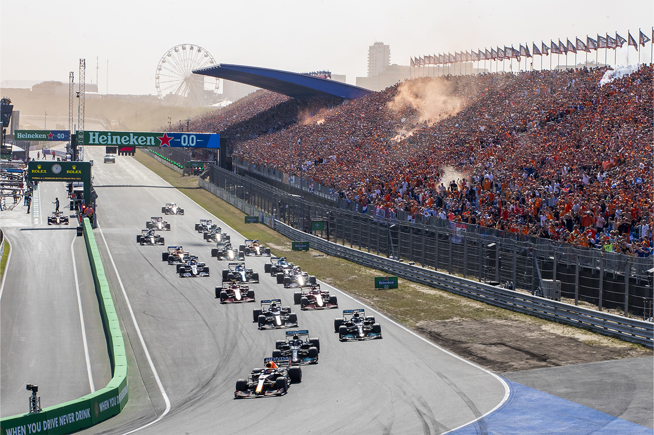2021 Dutch GP 起跑畫面