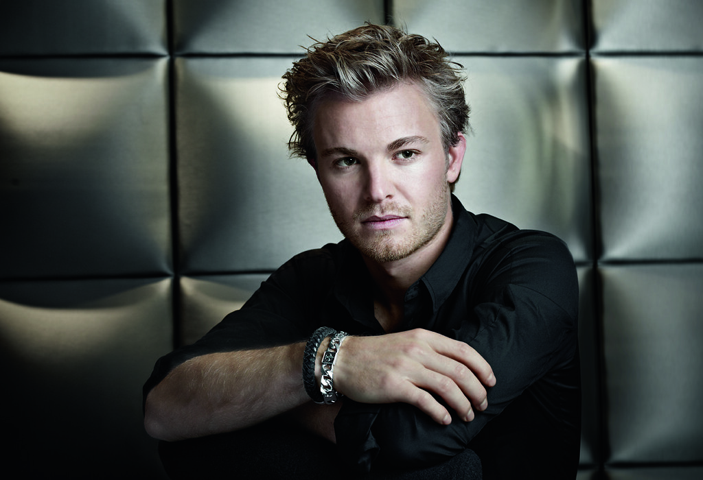 Nico Rosberg 2011 年 Thomas Sabo 黑白形象照